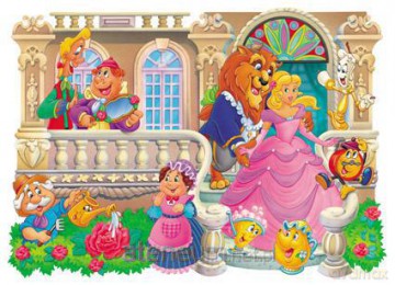 Puzzle 40 maxi - Piękna i Bestia AXEL [PUZZLE]