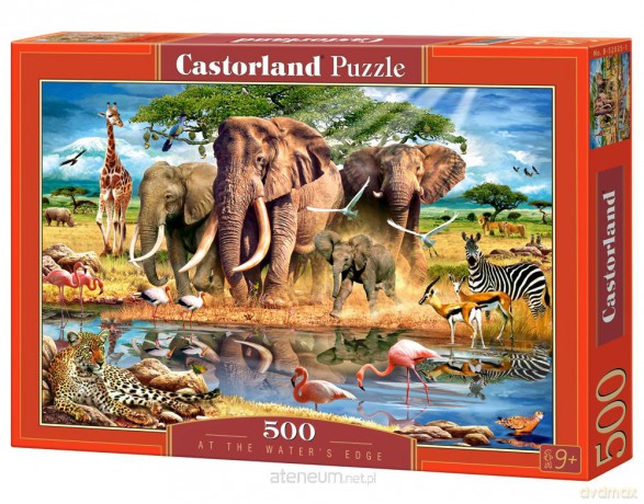 Puzzle 500 At the Water's Edge CASTOR 129231 [PUZZLE]