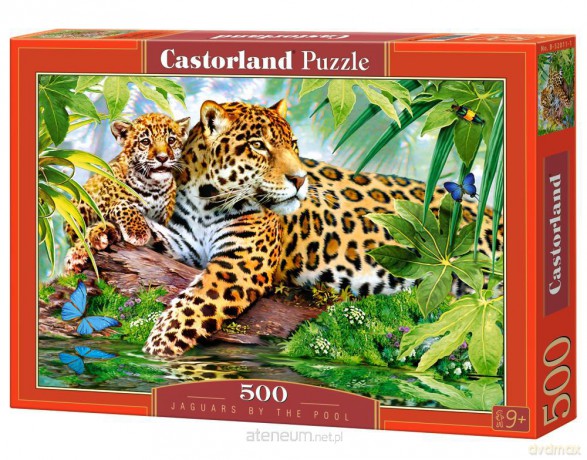 Puzzle 500 Jaguars by the pool CASTOR 127153 [PUZZLE]