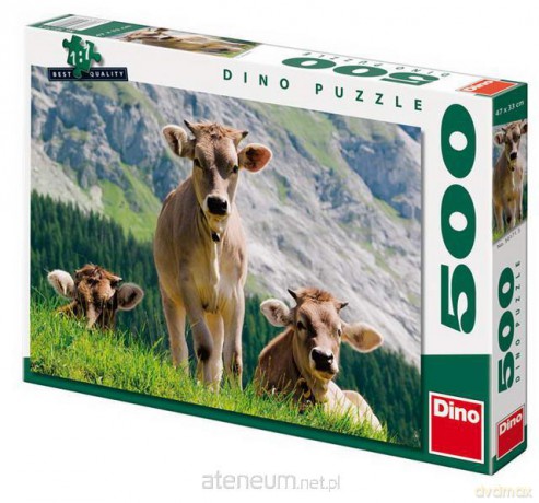 Puzzle 500 Krowy DINO [PUZZLE]