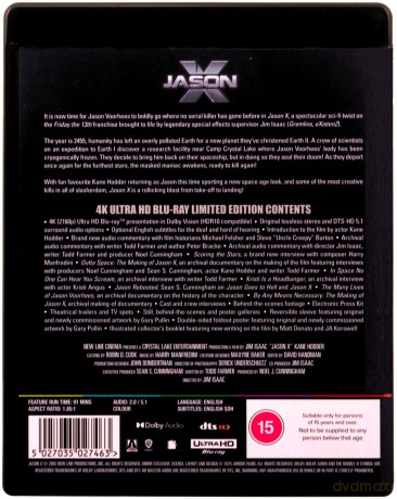 Jason X Limited Edition [Blu-Ray 4K]+[Blu-Ray]