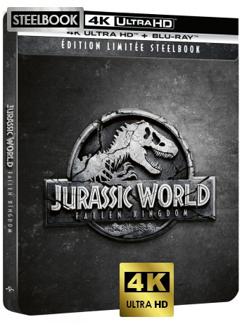 Jurassic World: Upadłe królestwo (steelbook) [Blu-Ray 4K]+[Blu-Ray]