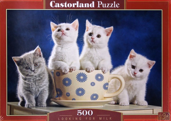 Puzzle 500 Looking for Milk CASTOR 129227 [PUZZLE]