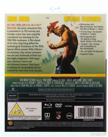 King Kong (1933) [Blu-Ray]+[DVD]