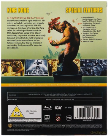 King Kong (1933) [Blu-Ray]+[DVD]