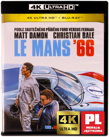 Le Mans '66 (Ford v Ferrari) [Blu-Ray 4K]+[2xBlu-Ray]