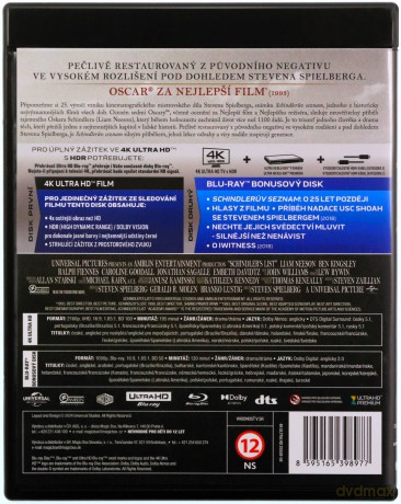 Lista Schindlera (Schindler's List) [Blu-Ray 4K]