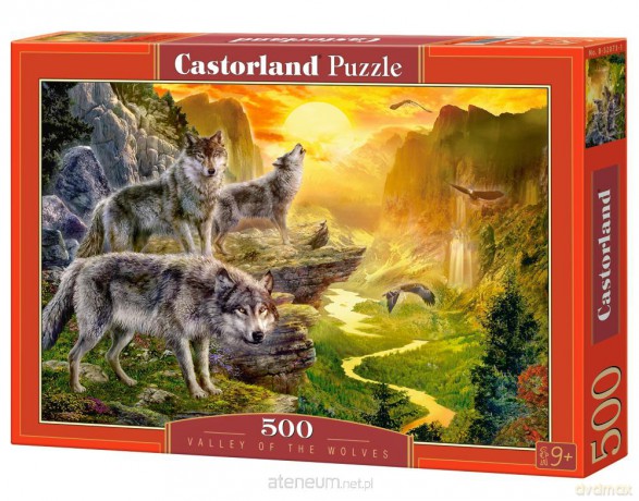 Puzzle 500 Valley of the Wolves CASTOR 129230 [PUZZLE]