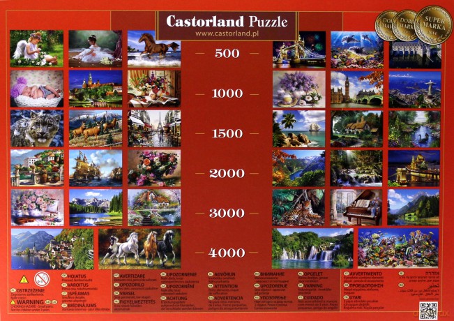 Puzzle 500 Valley of the Wolves CASTOR 129230 [PUZZLE]