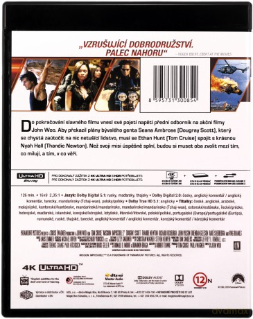 Mission: Impossible 2 [Blu-Ray 4K]