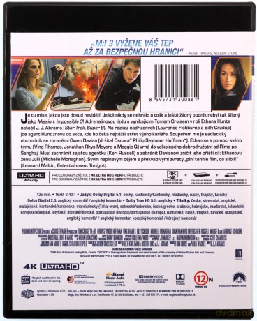 Mission: Impossible 3 [Blu-Ray 4K]