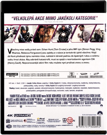 Mission: Impossible Fallout [Blu-Ray 4K]