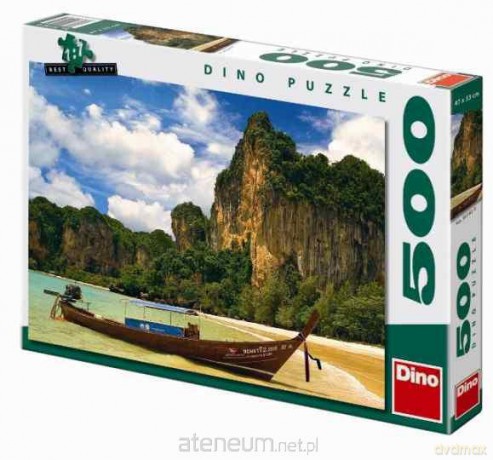Puzzle 500 Zatoka z łodzią DINO [PUZZLE]