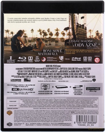 Narodziny Gwiazdy (A Star Is Born) [Blu-Ray 4K]+[2xBlu-Ray]