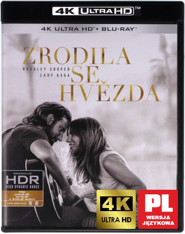 Narodziny Gwiazdy (A Star Is Born) [Blu-Ray 4K]+[2xBlu-Ray]