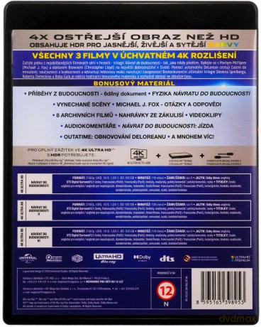 Powrót do przyszłości 1-3 (Back to the Future 1-3) [3xBlu-Ray 4K]