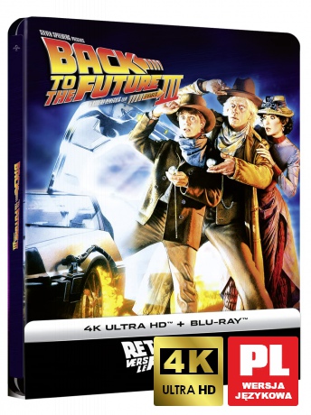 Powrót do przyszłości III (Back to the Future Part III) (steelbook) [Blu-Ray 4K]+[Blu-Ray]