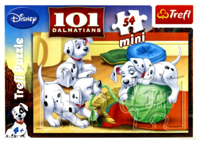 Puzzle 54 mini 101 Dalmatyńczyków 3 TREFL [PUZZLE]