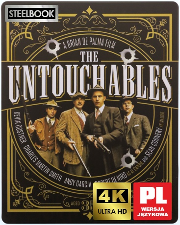 Nietykalni (The Untouchables) (steelbook) [Blu-Ray 4K]+[Blu-Ray]