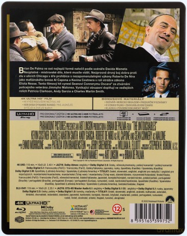 Nietykalni (The Untouchables) (steelbook) [Blu-Ray 4K]+[Blu-Ray]