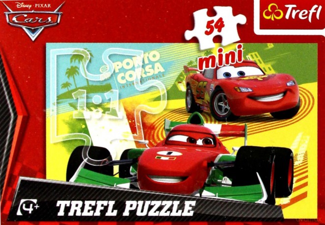 Puzzle 54 mini Auta Porto Corsa TREFL [PUZZLE]