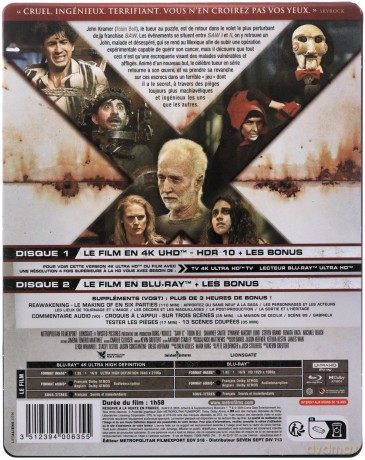 Saw X (Piła X) (steelbook) [Blu-Ray 4K]+[Blu-Ray]