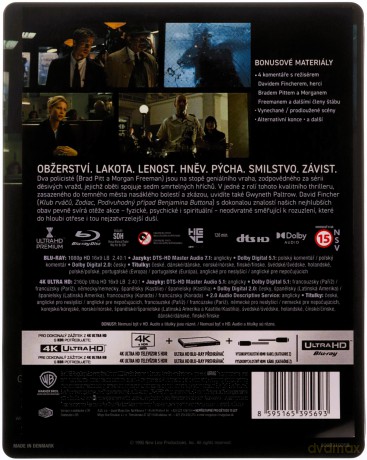 Siedem (Siedem) (steelbook) [Blu-Ray 4K]+[Blu-Ray]