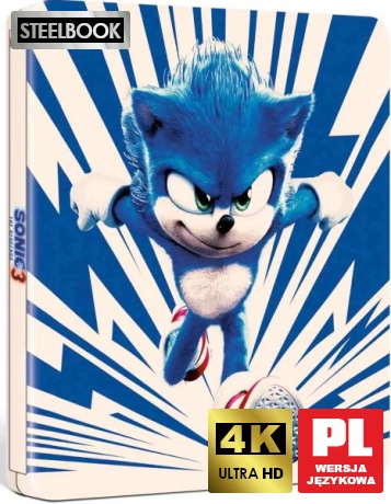 Sonic 3: Szybki jak błyskawica (Sonic the Hedgehog 3) (steelbook) [Blu-Ray 4K]+[Blu-Ray]