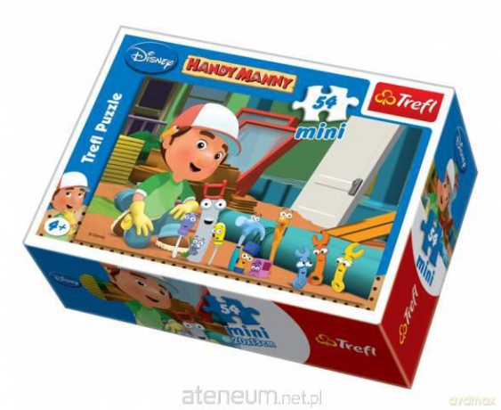 Puzzle 54 mini Maniek Złota Rączka 1 TREFL [PUZZLE]