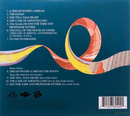 The Alan Parsons Project: Tales Of Mystery And Imagination - Edgar Allan Poe Abbey Road Remaster [CD]
