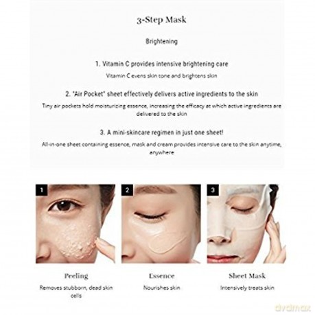 3-Step Whitening Mask with Vitamin C