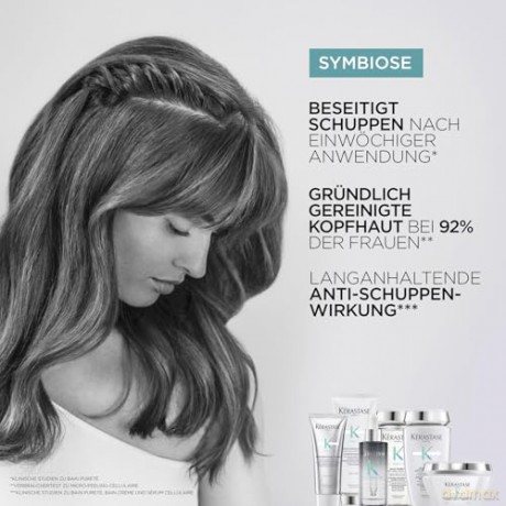 Anti-dandruff shampoo for oily scalp Symbiose Purifying Anti-Dandruff Cellular Shampoo - Volume: 250 ml