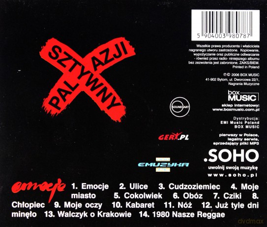 Sztywny Pal Azji: Emocje [CD]