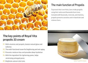Antioxidant skin cream with propolis Royal Vita Propolis 33 Cream 50 g