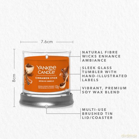 Aromatic candle Signature tumbler small Cinnamon Stick 122 g