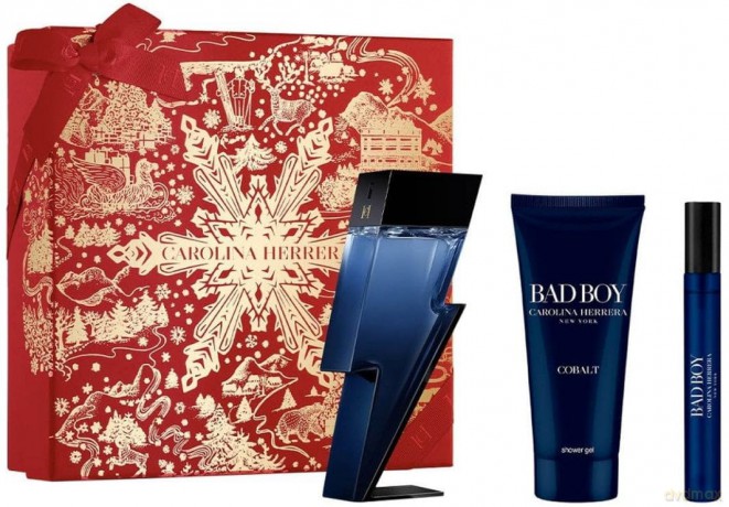 Bad Boy Cobalt Electrique - woda perfumowana 100 ml + sprchov gel 100 ml + woda perfumowana 10 ml