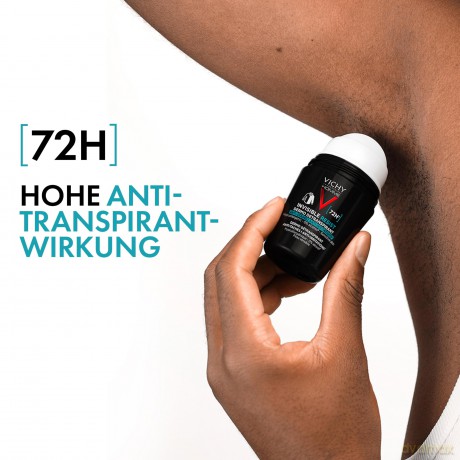 Ball deperspirant Homme Invisible Resist 72H Dermo Detranspirant 50 ml