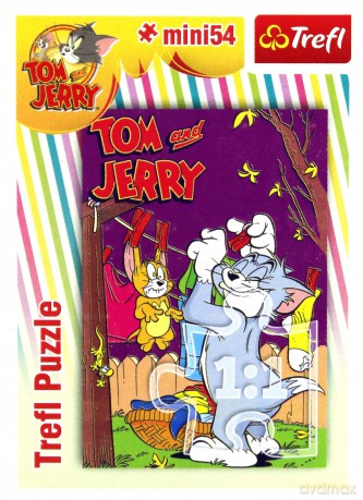 TREFL Puzzle 54 mini Zabawy Toma i Jerrego 2 [PUZZLE]