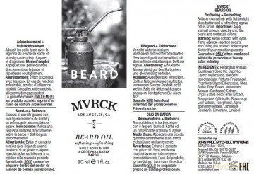 Beard oil MVRCK Beard Oil 30ml
