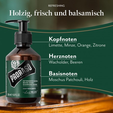 Beard soap Eukalyptus Refresh 200 ml