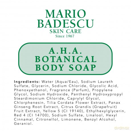 Body soap A.H.A. Botanical Body Soap - Volume: 236 ml