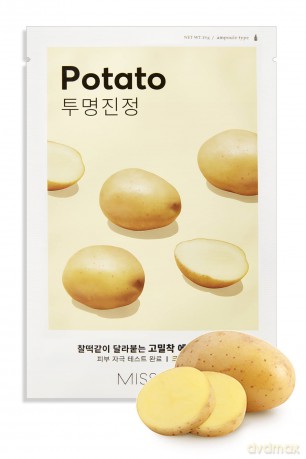 Brightening Potato Face Mask Airy Fit Sheet Mask 19 g