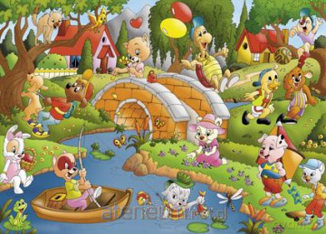 Puzzle 60 maxi - Przygody w parku AXEL [PUZZLE]