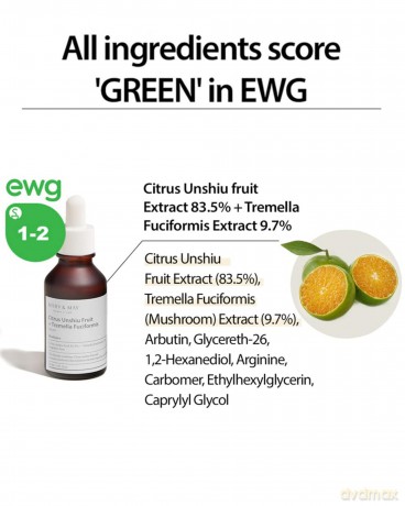 Brightening skin serum Citrus Unshiu + Tremella Fuciformis Serum 30 ml