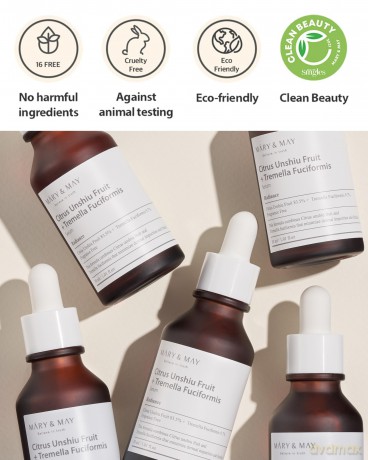Brightening skin serum Citrus Unshiu + Tremella Fuciformis Serum 30 ml