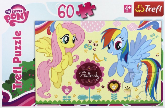 TREFL Puzzle 60 el. My Little Pony - Wesołe miasteczko [PUZZLE]