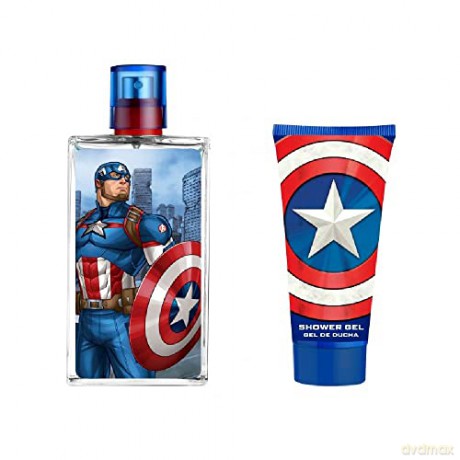 Captain America - woda toaletowa 100 ml + sprchov gel 100 ml + batoh