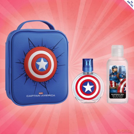 Captain America - woda toaletowa 100 ml + sprchov gel 100 ml + batoh
