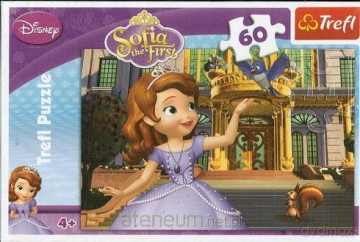 TREFL Puzzle 60 el. Przed Pałacem - Jej wysokość Zosia [PUZZLE]
