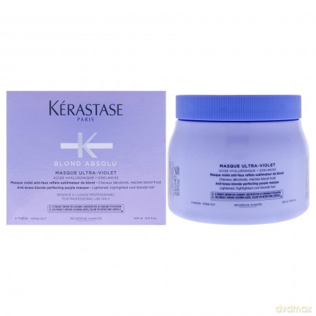 Care mask for cool shades of blond hair Blond Absolu Ultra Violet Mask - Volume: 500 ml
